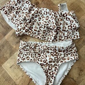Janie and Jack Animal Print Swimsuit